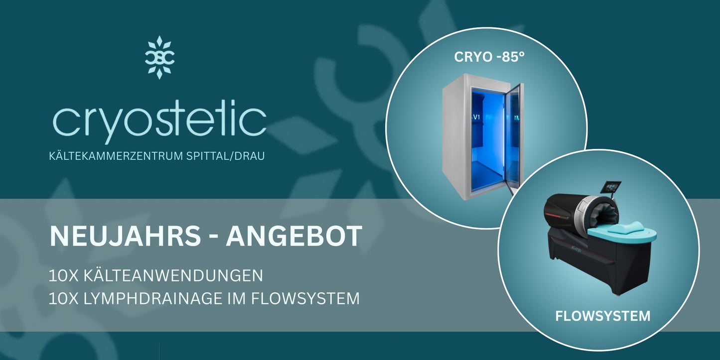 Neujahrs-Angebot 10x Kälte + 10x Lymphdrainage